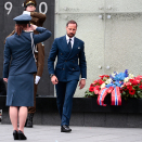 Crown Prince Haakon laid a wreath at the monument for the fallen of the Estonian War of Independence. Photo: Lise Åserud, NTB scanpix.